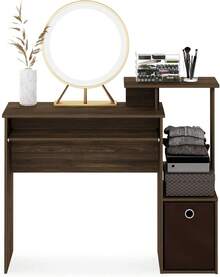 Furinno Computer For Computer - Dark Brown - View 6
