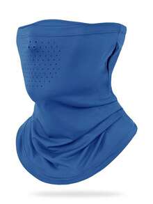 1pc Summer Ear Hanging Sun Protection Mask For Men, Outdoor Golf Sunscreen Ice Silk Mask, Sports Sunshade Neck Protection Fishing Cycling Motorcycle Full Face Mask, Breathable Mesh Feeling Ear Hanging Mask, Men's Lightweight Thin Quick Drying Face Cover - Multicolor - View 16