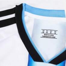 2026 World Cup Argentina M/Essi No.10 Home Long Sleeve Soccer Jersey - 藍白色 - 查看 3