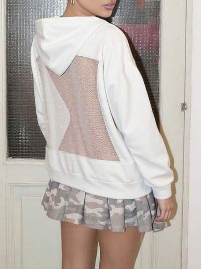 Sudadera con capucha de unicolor DOUCIU, de moda casual y urbana