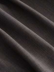 Pantalones cortos de talle alto con abertura y pierna ancha, estilo minimalista francés, tejido gris, adecuados tanto para el trabajo como para uso casual, elegantes, para el verano de las mujeres, ropa casual y elegante para ir a la oficina, versátil y con estilo para el uso diario casual, atuendo profesional urbano para maestros - Gris - Ver 5