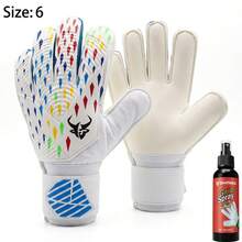 GKHMNEW Goalkeeper Gloves With Fingersave, Breathable Soccer Goalie Gloves, 4mm Latex, For Youth And Adult - Multicolor - View 28
