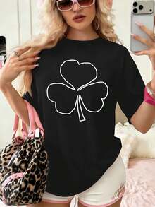 Women T-Shirts - Black - View 1