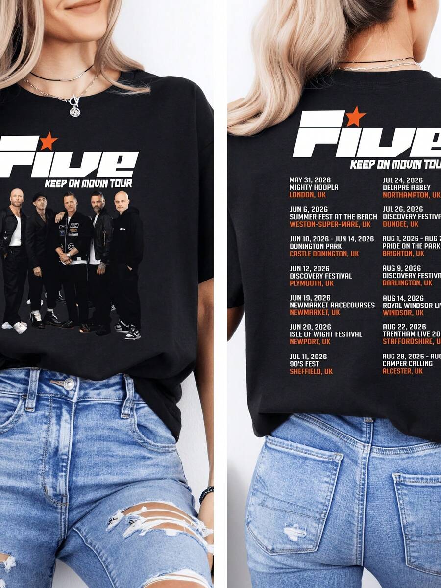 F Keep In Tour 2026 Ccert T-Shirt - Black - View 1