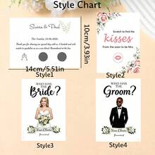 Poster tùy chỉnh, Poster tốt nghiệp, Thiệp mời tốt nghiệp, Thiệp chúc mừng tốt nghiệp, Thiệp hộp quà, Thiệp quà tặng, Thiệp hộp giấy, Thiệp sinh nhật, Mùa tốt nghiệp, Thiệp mời, Thiệp kỷ niệm - Thẻ cào đám cưới - Xem 2