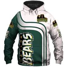 Baylor Bears Hoodies 3D Pullover And Zip Up Hoodies Gifts For Fans - 彩色 - 查看 1