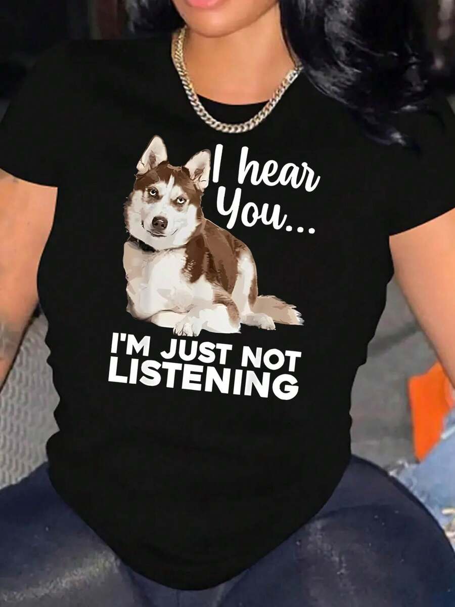 Women T-Shirts - Black - View 1