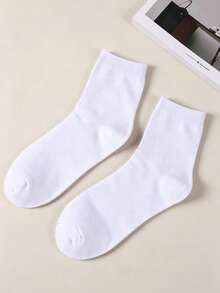 10 đôi tất dài đến bắp chân, mềm mại và thân thiện với da, phù hợp cho cả công sở và thường ngày quanh năm. - Nhiều màu - Xem 6