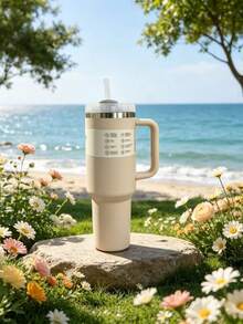 40盎司H2.0真空保温不锈钢水瓶，带提手，高品质夏季饮水容器，便携式水瓶，适合户外露营、徒步、驾车、旅行，是理想的礼物之选。 - 彩色 - 查看 6