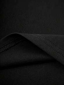 Talla Grande - Camiseta Ligera para Mujer - Cuello Redondo Casual, Manga Corta, Estampada con Diseños Divertidos, Hecha de Tela Cómoda de Elasticidad Media, Adecuada para Primavera, Verano y Otoño, un Regalo Ideal para Mujeres - Negro - Ver 4