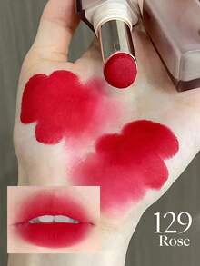 JOOCYEE MUDDY ROUGE 霧面絲絨柔霧唇膏 持久不黏膩不脫色 - #129 一頁玫瑰 - 查看 2