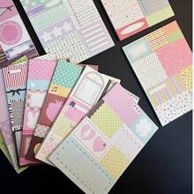 Libreta de notas retro y linda estilo coreano, cuaderno desprendible para estudiantes, diseño simple, material de papel, regalo perfecto, estilo, edición 2026 - multicolor - Ver 3