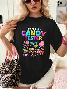 Women T-Shirts - Black - View 1