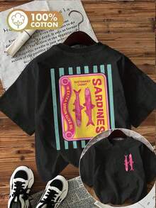 Dam-T-shirts - Svart - Visa 1