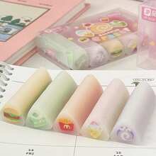 Bộ 10/5/1 cục tẩy hình thức ăn cầu vồng Kawaii, bộ 5 cục tẩy hình món tráng miệng ngọt ngào, đồ dùng văn phòng phẩm bằng cao su mềm cho trường học và phần thưởng trong lớp học. - Tẩy thức ăn - Xem 4