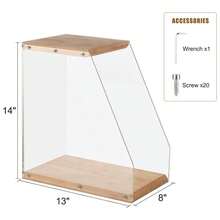 60 LP Premium Vinyl Record Storage With Clear Acrylic Holder Style Record Holder - Yellow - View 8