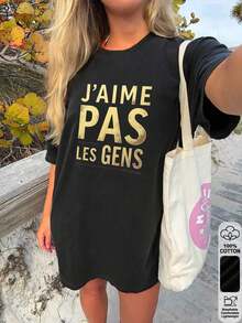 Women T-Shirts - Black - View 8