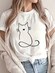 Women T-Shirts - White - View 1