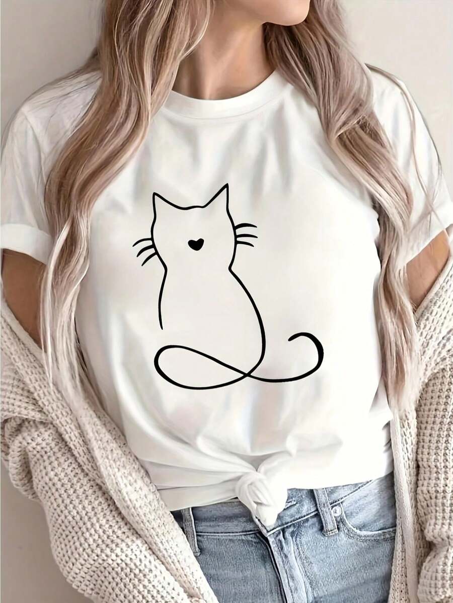 Women T-Shirts - White - View 1