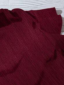 Camisa minimalista casual para mujer, adecuada para el verano - Burdeos - Ver 5