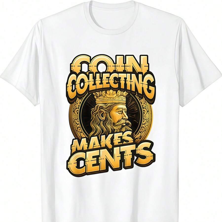 Colección de monedas hace centavos Numismática Coleccionista de monedas Camiseta - Blanco - Ver 1