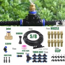 Brass Sprinkler Head Set, Irrigation System Set, Automatic Drip Irrigation System Set, Adjustable Sprinkler Heads, Easy Installation, Includes Quick Connect Adapters, Suitable For Gardens, Yards, Lawns, Greenhouses - A - View 14
