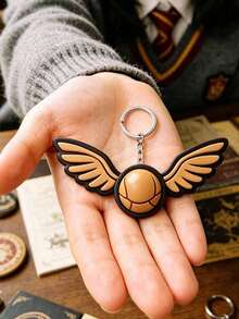 Harry Potter Keychain Cartoon Cute PVC Soft Rubber Schoolbag DIY Hanging Decoration Decorative Pendant Creative Small Gift Small Gift Accessory - Multicolor - View 2