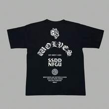 DARC WOLVES Sport Oversized  T-Shirts Bodybuilding Gym NFGU Tee Shirt Unisex Workout Training T Shirt Darcs Tops - Shape - View 1