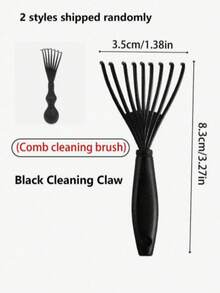 1/3/5/6pcs Women Hair Brush Set, Including Detangling Brush, Tail Comb And Edge Brush, Suitable For Styling, Back Brushing, Rat Tail Brushing And Edge Brushing, Suitable For Students, Travel, Holidays, Women Hair Accessories, Comb, Hair Brush, Edge Brush, Hair Brush, Hair Comb, Detangling Brush, Ball Brush, Mini Hair Brush, Brush Set, Wooden Comb, Hair Brush, Hair Comb - Multicolor - View 10