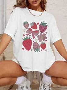 Dam-T-shirts - Vitt - Visa 1