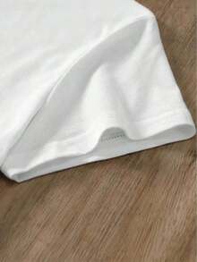 Camiseta de Mujer con Cuello Redondo Degradado - Sutil Degradado de Colores, Adecuada para Uso Casual y Semicasual, Mezcla de Poliéster Elástico Ligero, Ajuste Suave y Cómodo, Lavable a Máquina, Top Tipo Blusa para Adultos (Ropa para Todo el Año) - Blanco - Ver 4