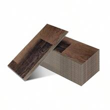 12 Peças Adesivos de Piso 3D de Grão de Madeira Vintage Antiderrapantes, Removíveis, Espessos e Duráveis, Papel de Parede Autoadesivo de Vinil Impermeável para Quarto, Banheiro, Azulejos de Cozinha, Bancada, Renovação de Móveis, Fácil de Lavar e Cuidar, Adequado para Decoração de Parede de Quarto, Banheiro, Sala de Jantar, Cozinha, Materiais de Renovação Doméstica - Multicolorido - Visão 24