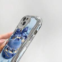 Disney Lilo & Stitch Phone Case, Cartoon Art Protective Cover. Compatible With IPhone 17, 16, 15, 14, 13, 12, 11 Pro Series, Featuring Multiple Plush Stitch Characters Gathered Around A Giant Blueberry In A Gift Box On A Pastel Background, Perfect For Animation Fans, Ideal For Birthdays, Holidays, Anniversaries, Graduation Gifts, Or Any Special Occasion To Surprise Family, Friends, Classmates, And Loved Ones. - 銀色 - 查看 6