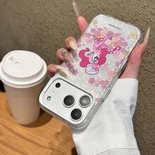 Một chiếc ốp lưng điện thoại bằng acrylic họa tiết vỏ sò với hình ảnh My Little Pony, chủ đề hoa đào, dễ thương, nữ tính, phong cách mùa xuân ngọt ngào, thiết kế hoạt hình anime, phù hợp với dòng iPhone 17/17 Pro/17 Pro Max/17/16/15/14/13/12. - Trong sáng - Xem 8