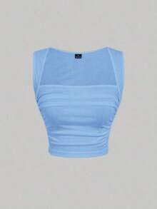 Top tank unicolor fruncido - Multicolor 4 - Ver 7