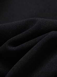Women's Solid Color Casual Versatile Wide Leg Pants For Daily Wear Black - Black - View 6