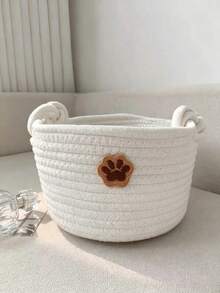 1 chiếc Giỏ đựng đồ đa năng có thể gấp gọn và giặt được, dùng để đựng đồ dùng cho thú cưng, đồ dùng trên bàn làm việc, đồ dùng vệ sinh cá nhân, đồ chơi, quần áo, giỏ đan dùng trong nhà để đựng quần áo thú cưng, đồ ăn vặt, đồ chơi, giúp sắp xếp đồ đạc lộn xộn trong phòng trẻ em. - Nhiều màu - Xem 11