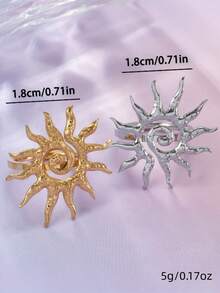 1 chiếc nhẫn kiểu Bohemian thanh lịch với thiết kế hình mặt trời rỗng, thích hợp để đeo hàng ngày, dự tiệc, đi nghỉ mát hoặc làm quà tặng. - Nhẫn tỏa sáng - Xem 2