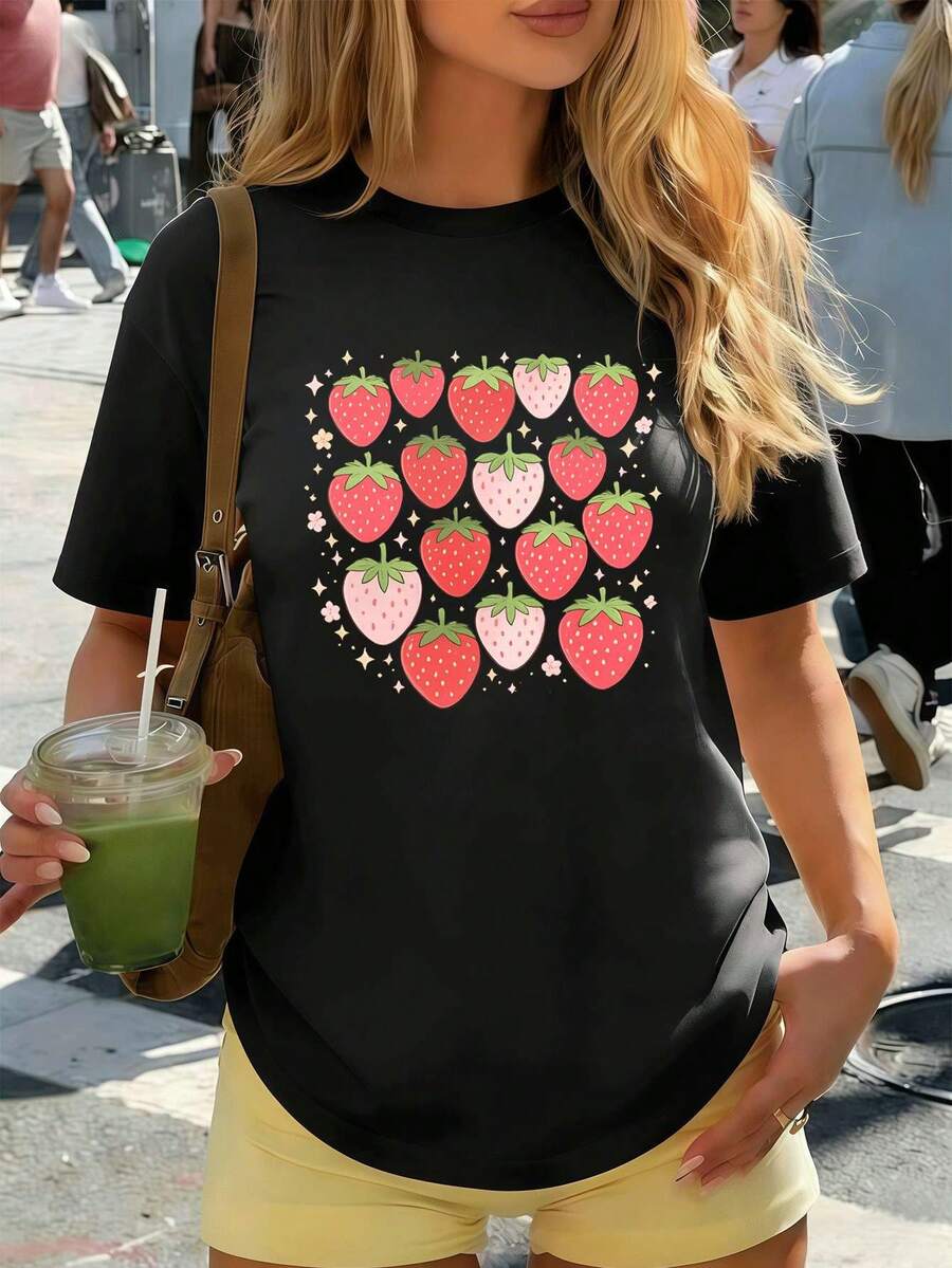 Women T-Shirts - Black - View 1