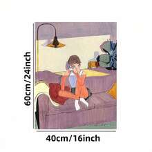 Enmarcado [JIT] Póster y materiales impresos, 1 unidad, pintura sobre lienzo con marco, figuras minimalistas modernas, para el hogar, oficina, bar, cafetería, aula, dormitorio,  de decoración de pared para diversos lugares, regalo de vacaciones, huevo de Pascua, Día de los Inocentes, Día de la Madre. - Enmarcado - Ver 7