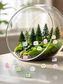 150/100/50/20/5/1pc Luminous Mini Briquettes Elfs Dust Figure Miniature Figurines Garden Ornaments Home Decor Glowing Decoration Accessories For DIY Fairy Gardens,Miniature Landscape Crafts, Car Interior,Party And Birthday Decor - Multicolor - View 6