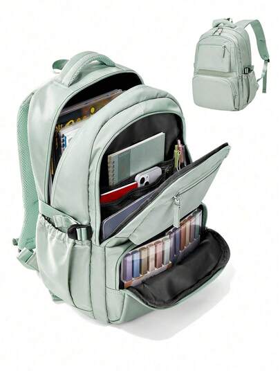 Schoolbag For Kids Lightweight Large Capacity Water-Resistance Nylon Fabric Carry On Backpack Travel Backpack Computer Short-Distance Business Backpack Fits15.6-Inch Laptop Suitable For Travel Business Vacation College School Outdoor Holiday Shop For Boys Girls Students Men Presents Gift For Women Cabin Bag