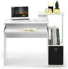 Furinno Computer For Computer - Weiss - Übersicht 7