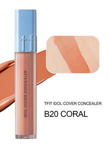 TFIT IDOL COVER 遮瑕膏 B20 珊瑚色,輕盈霧面妝感局部遮瑕,可疊加遮蓋瑕疵與黑眼圈,防水防暈染,含積雪草與泛醇,K-Beauty 韓系彩妝,OliveYoung,禮品,6.5g/0.22 Oz. - B20 CORAL - 查看 5