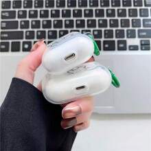 1个装 提拉饮料熊 AirPods4 Pro1/2/3代 兼容苹果蓝牙无线耳机套装 卡通透明外壳 - 彩色 - 查看 4