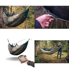Hammock Shield Ultra Light Protección para el Underquilt Transpirable Impermeable Resistente al viento Ripstop-Nylon Exterior con revestimiento DWR, 34 g/m2, un imprescindible para cualquier - verde oliva - Ver 1
