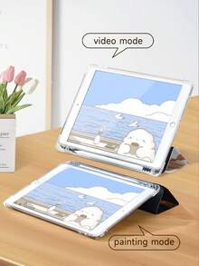 Customized Image Printed Tablet Protective Case, Compatible With IPad Air 8 (M4) 2026, Mini 4/5/6/7, 9.7 2017/2018, 10.2 7th/8th/9th Gen, 11 (A16) 2025 11-Inch, Pro 9.7/11/12.9, Protective Case Compatible With Galaxy Tab A9 Plus 2023 11-Inch. Magnetic Auto Wake/Sleep Function, Built-In Stand And Pen Slot. Ideal Gift For Friends, Family And Daughter, Suitable For Christmas, Birthday. - Multicolor - View 4