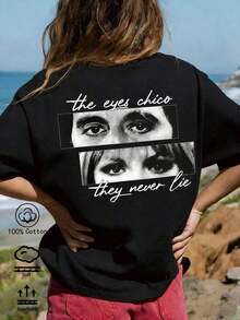 Women T-Shirts - Black - View 2