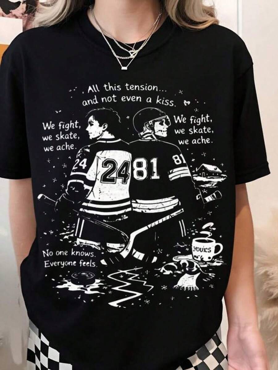 Women T-Shirts - Black - View 1