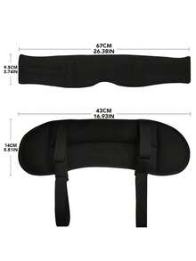 1/2pcs Travel Neck Pillow, Airplane Neck Pillow, Microbeads Neck Pillow, Adjustable & Comfortable Travel Pillow With Eye, Ergonomic Design Airplane/Car/Train - 眼罩+頭枕 1套 - 查看 3